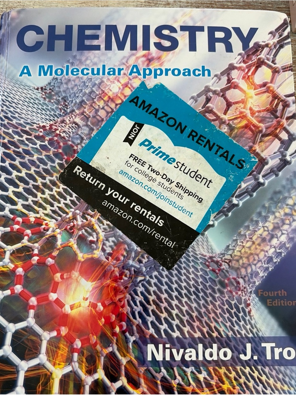 Chemistry : A Molecular Approach Hardcover Nivaldo J. Tro